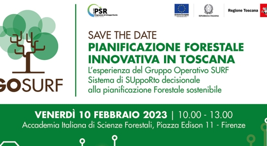 Pianificazione forestale innovativa in Toscana - SAVE THE DATE